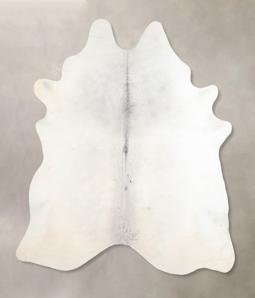 Light Grey XX-Large Brazilian Cowhide Rug 7'8"H x 6'8"W #A30134 by Hudson Hides
