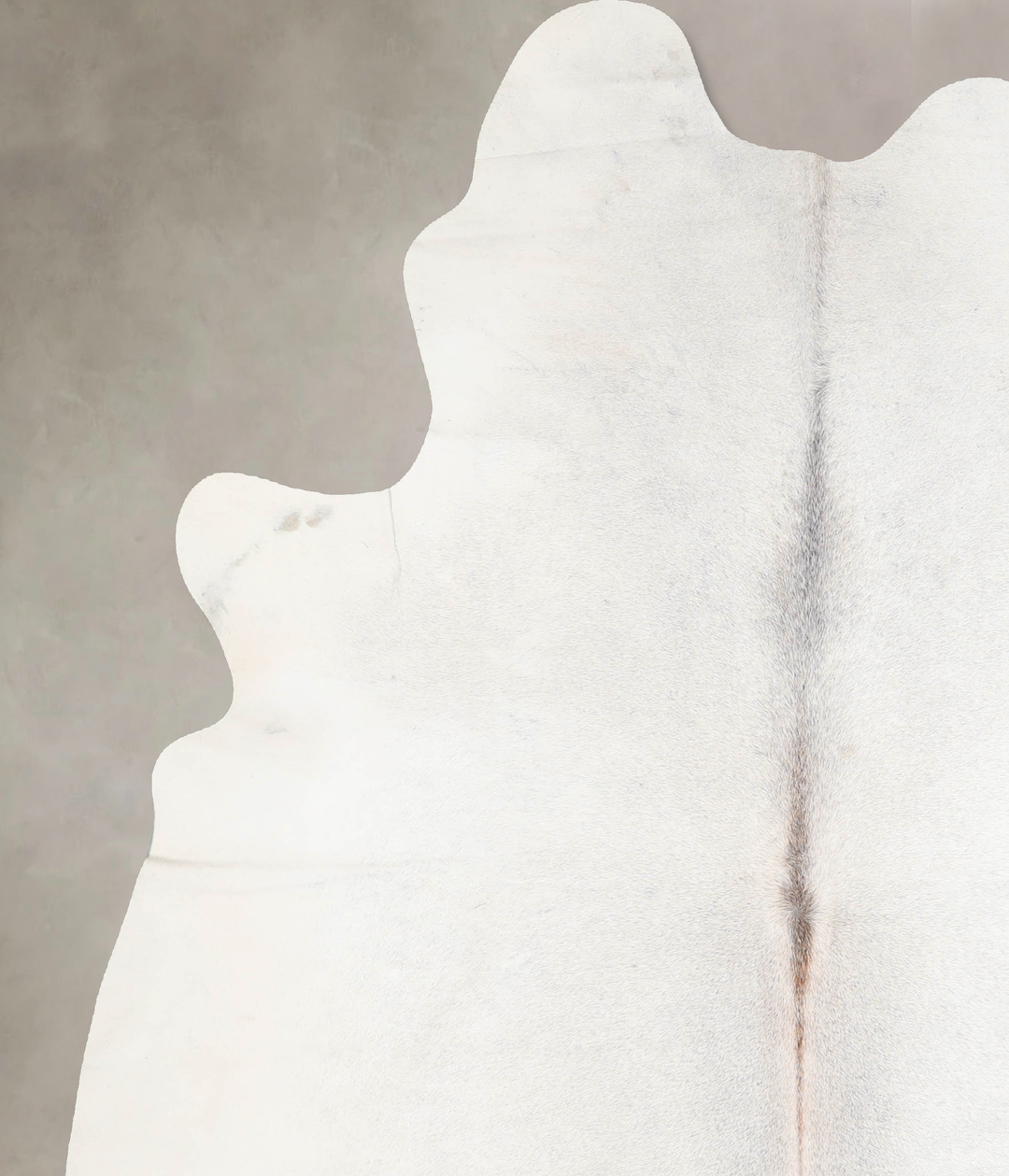 Light Grey X-Large Brazilian Cowhide Rug 7'8"H x 6'3"W #A30165 by Huds