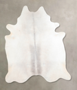 Light Grey XX-Large Brazilian Cowhide Rug 7'10"H x 6'10"W #A30172 by Hudson Hides