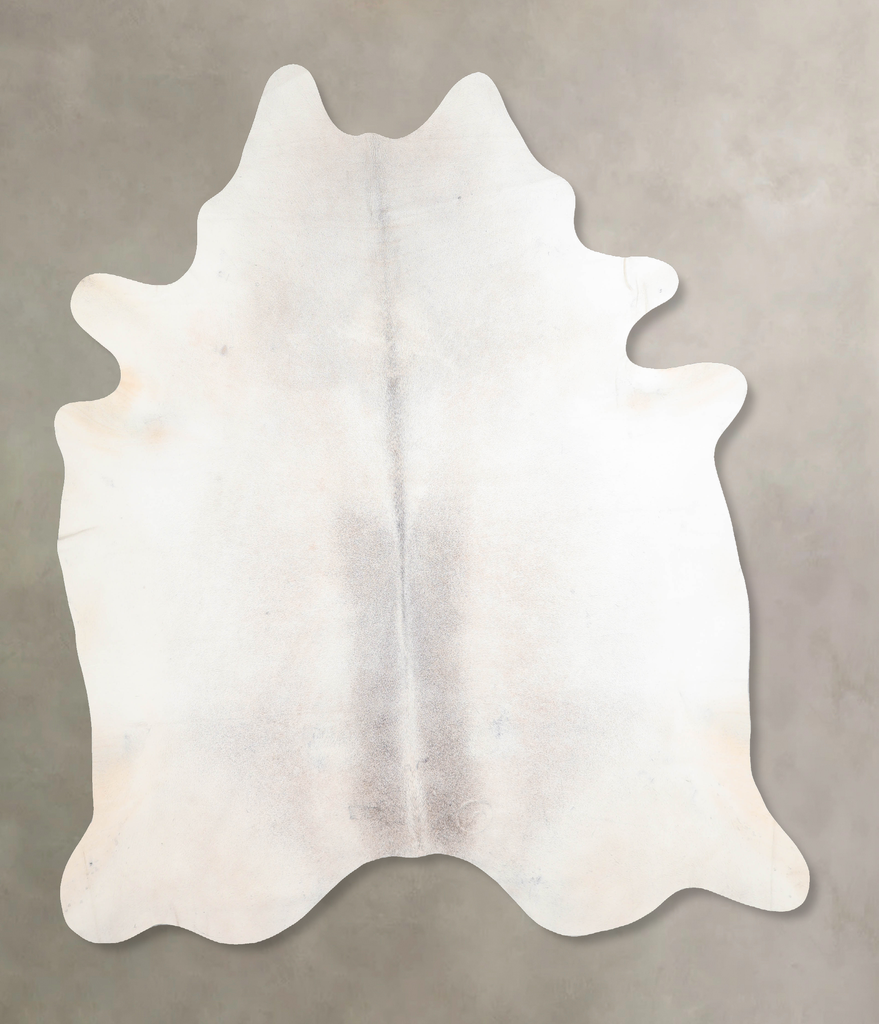 Light Grey XX-Large Brazilian Cowhide Rug 7'10"H x 6'10"W #A30172 by Hudson Hides