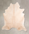Beige XX-Large Brazilian Cowhide Rug 8'5