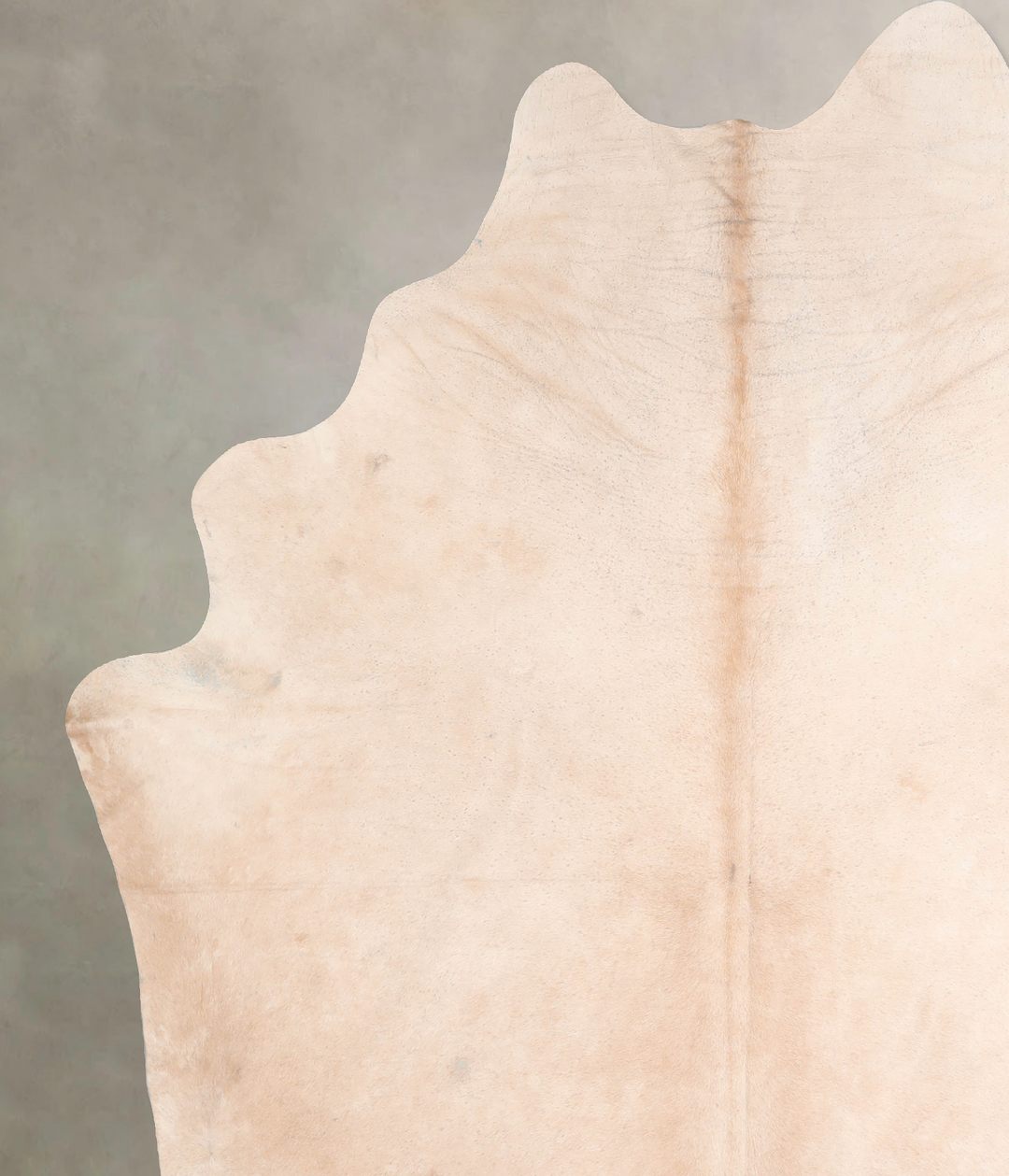 Beige XX-Large Brazilian Cowhide Rug 8'5"H x 7'4"W #A30176 by Hudson H