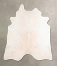 Palomino XX-Large Brazilian Cowhide Rug 7'7"H x 6'9"W #A30214 by Hudson Hides