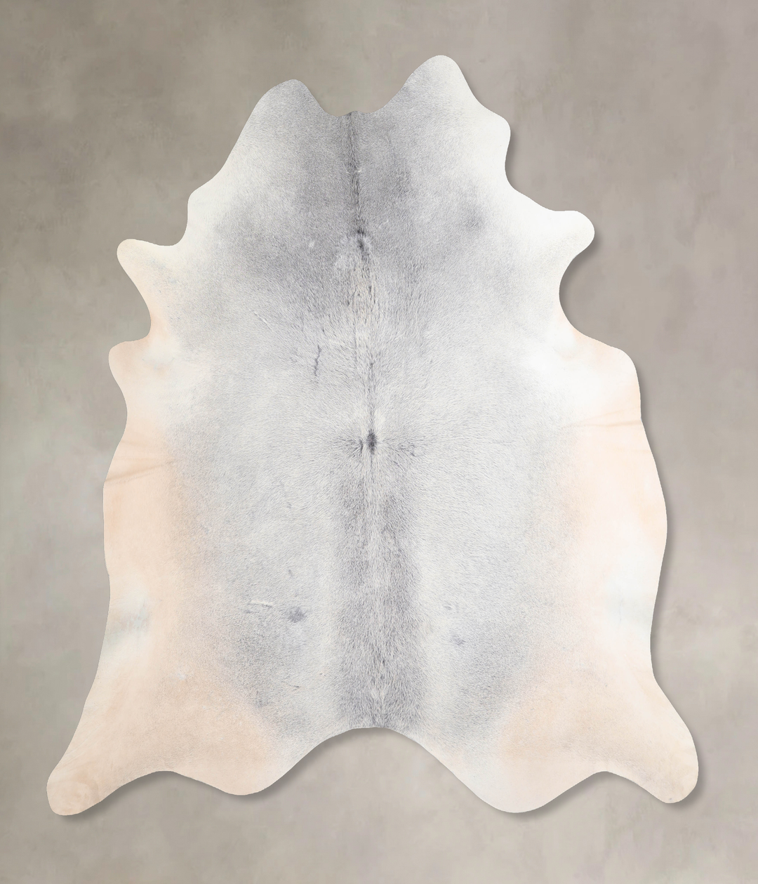 Medium Grey XX-Large Brazilian Cowhide Rug 7'9"H x 7'1"W #A30219 by Hu