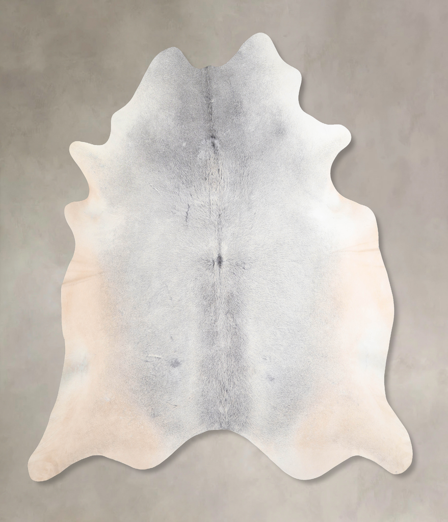 Medium Grey XX-Large Brazilian Cowhide Rug 7'9"H x 7'1"W #A30219 by Hudson Hides