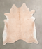 Beige XX-Large Brazilian Cowhide Rug 7'3