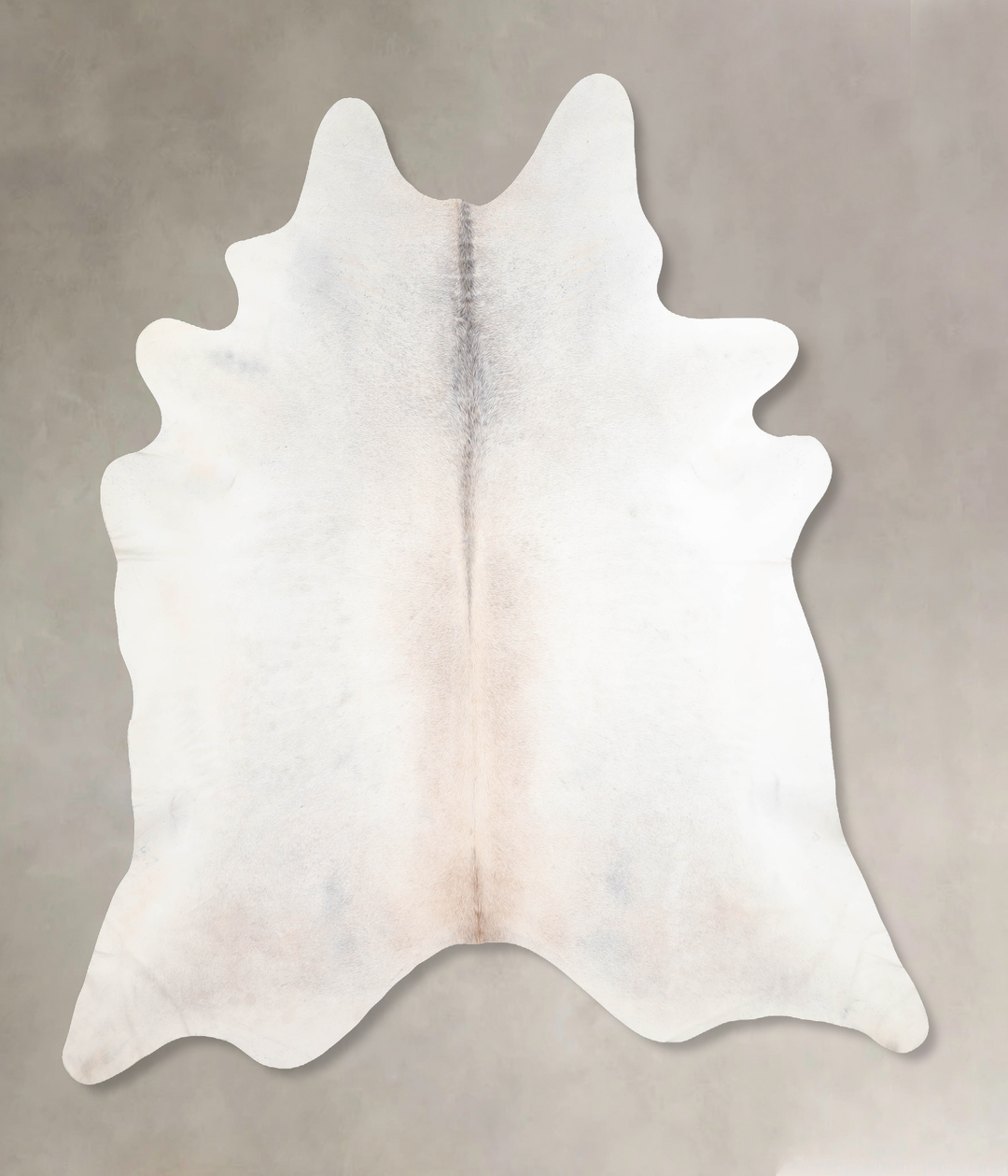 Grey with Beige XX-Large Brazilian Cowhide Rug 7'10"H x 7'3"W #A30257 