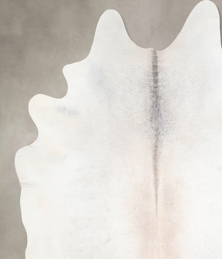 Grey with Beige XX-Large Brazilian Cowhide Rug 7'10"H x 7'3"W #A30257 by Hudson Hides