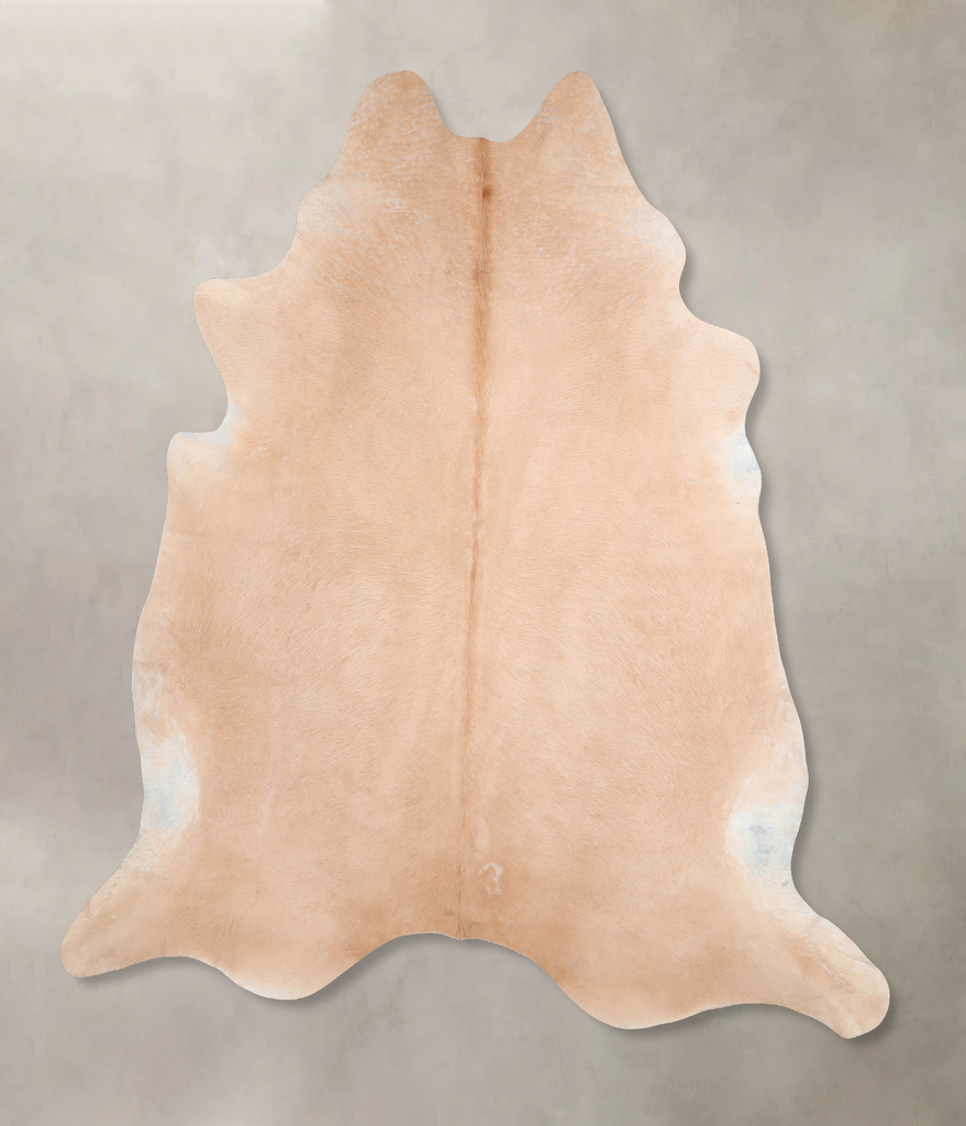 Beige XX-Large Brazilian Cowhide Rug 7'11"H x 7'6"W #A30270 by Hudson Hides