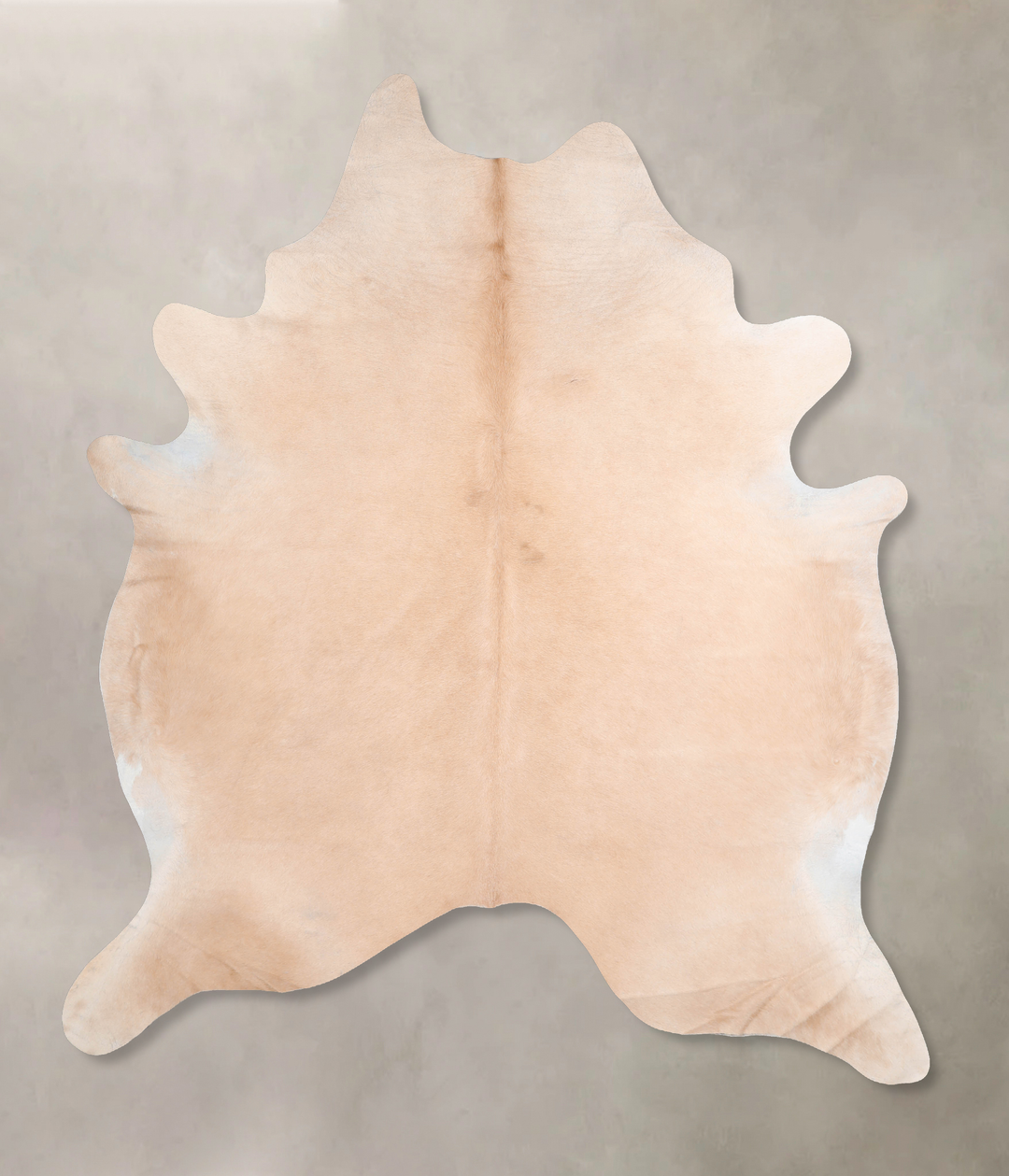 Beige XX-Large Brazilian Cowhide Rug 8'6"H x 7'0"W #A30272 by Hudson H