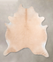 Beige XX-Large Brazilian Cowhide Rug 8'6