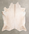 Champagne XX-Large Brazilian Cowhide Rug 7'10