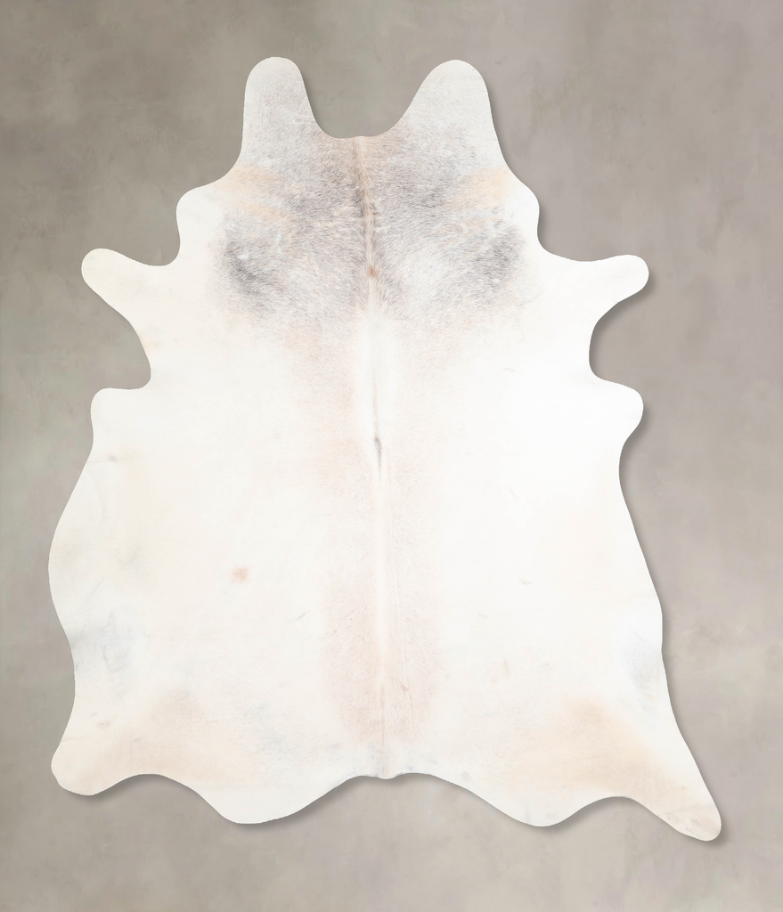 Grey with Beige X-Large Brazilian Cowhide Rug 7'7"H x 6'5"W #A30283 by Hudson Hides
