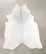 Medium Grey X-Large Brazilian Cowhide Rug 6'11"H x 6'11"W #A30287 by Hudson Hides