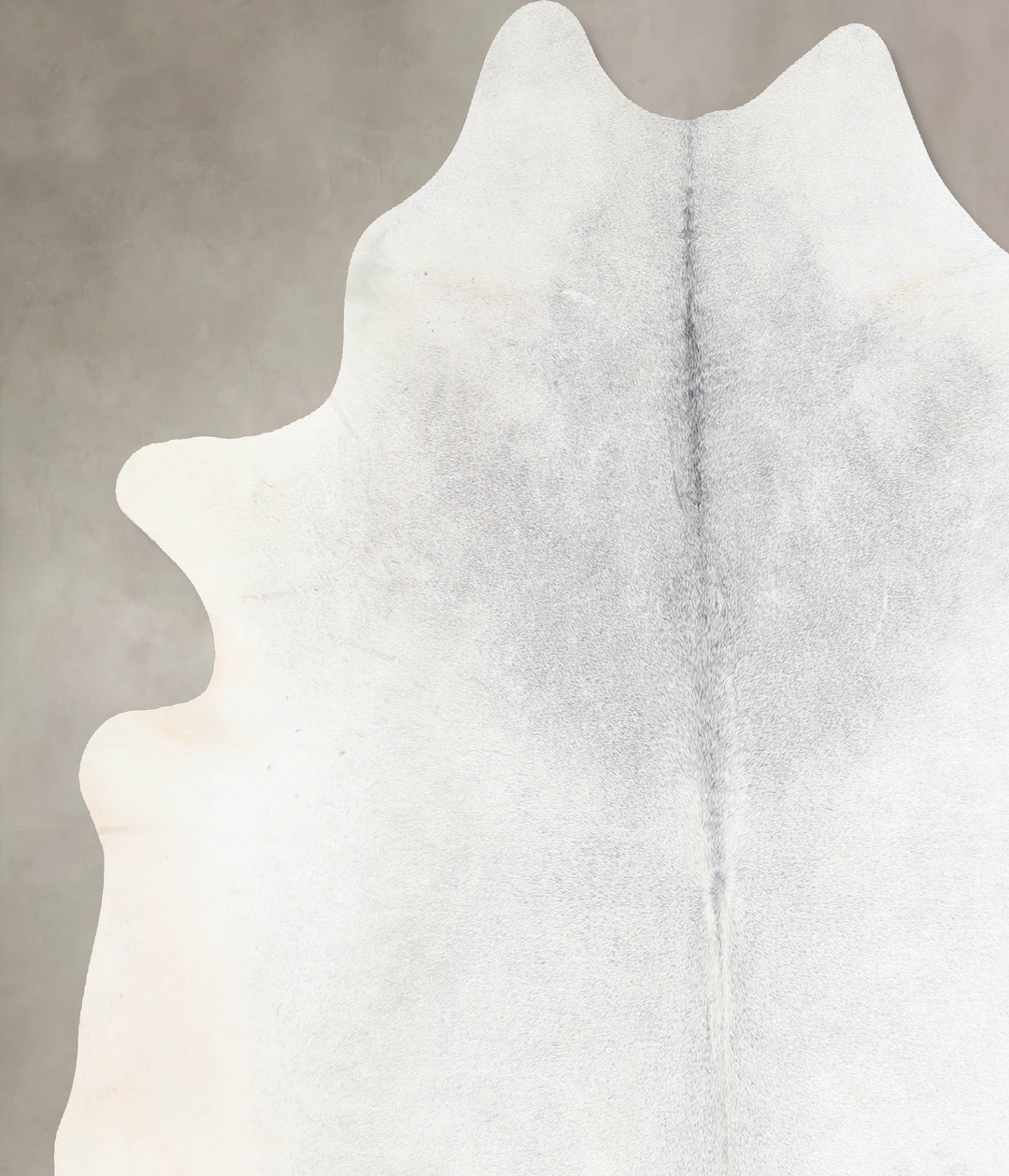 Medium Grey X-Large Brazilian Cowhide Rug 6'11"H x 6'11"W #A30287 by H