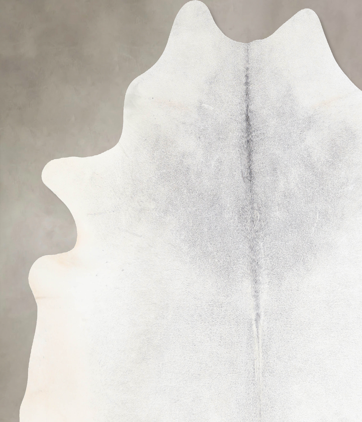 Medium Grey X-Large Brazilian Cowhide Rug 6'11"H x 6'11"W #A30287 by Hudson Hides