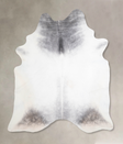 Medium Grey XX-Large Brazilian Cowhide Rug 7'9"H x 6'6"W #A30305 by Hudson Hides