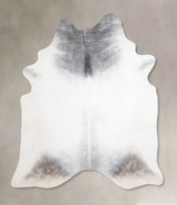 Medium Grey XX-Large Brazilian Cowhide Rug 7'9"H x 6'6"W #A30305 by Hudson Hides