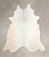 Grey with Beige XX-Large Brazilian Cowhide Rug 7'11"H x 7'11"W #A30332 by Hudson Hides