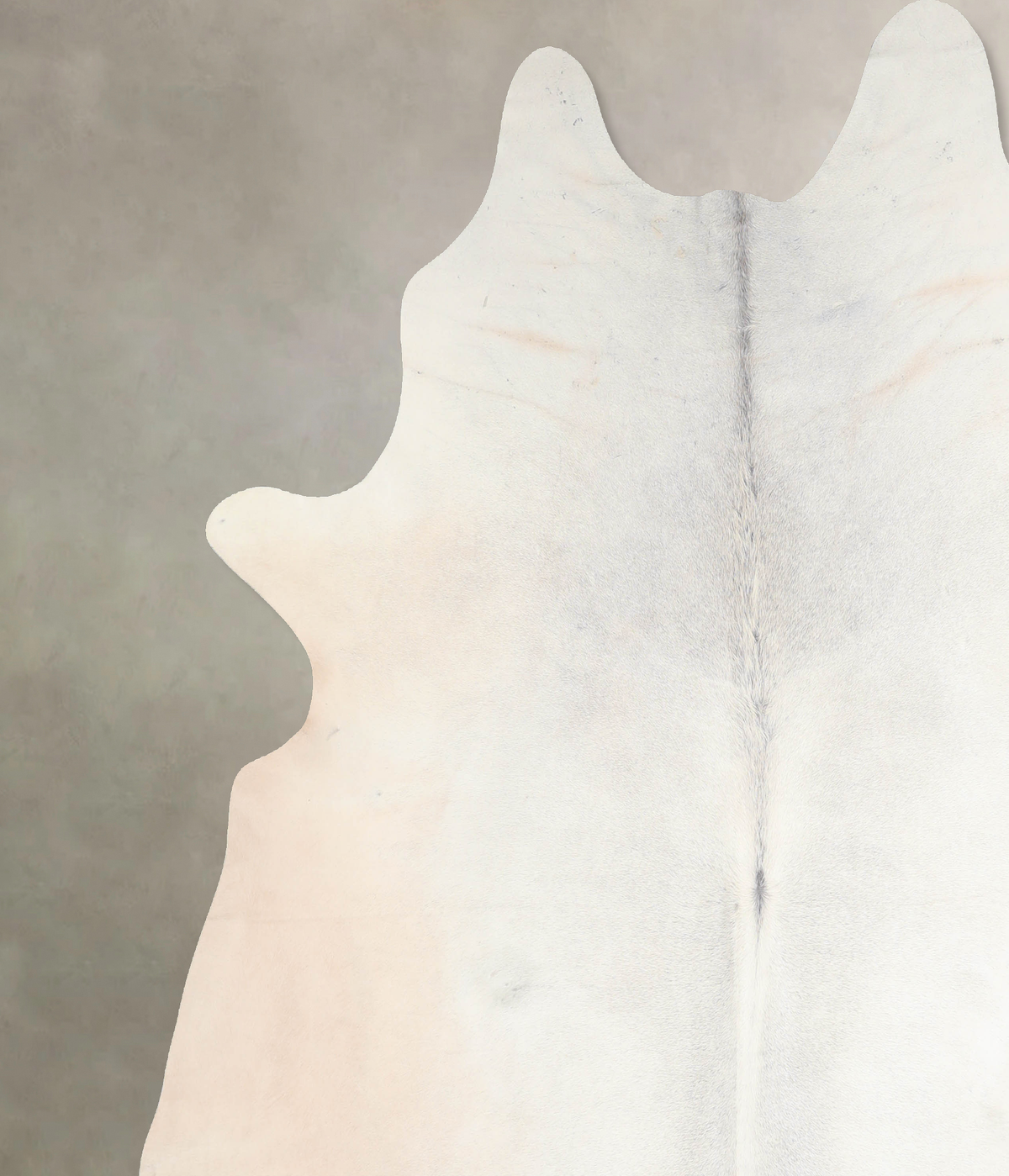 Grey with Beige XX-Large Brazilian Cowhide Rug 7'11"H x 7'11"W #A30332 by Hudson Hides