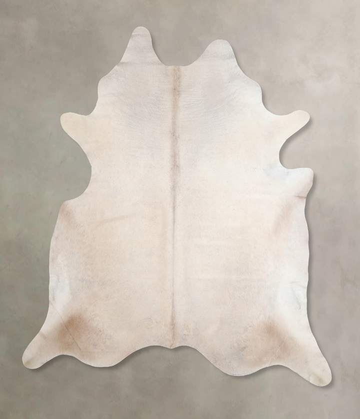 Champagne XX-Large Brazilian Cowhide Rug 8'2"H x 7'9"W #A30334 by Hudson Hides