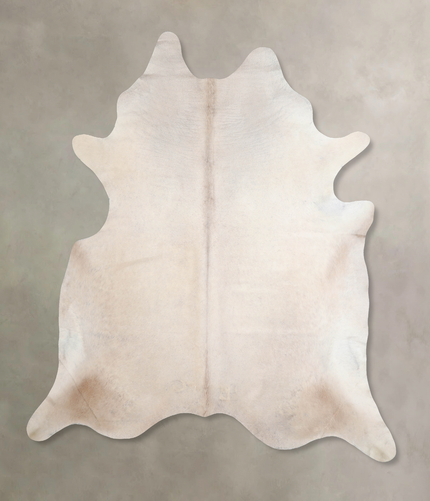Champagne XX-Large Brazilian Cowhide Rug 8'2"H x 7'9"W #A30334 by Hudson Hides