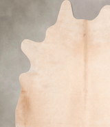 Beige XX-Large Brazilian Cowhide Rug 7'8"H x 7'0"W #A30336 by Hudson Hides