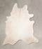 Ivory with Beige XX-Large Brazilian Cowhide Rug 7'6