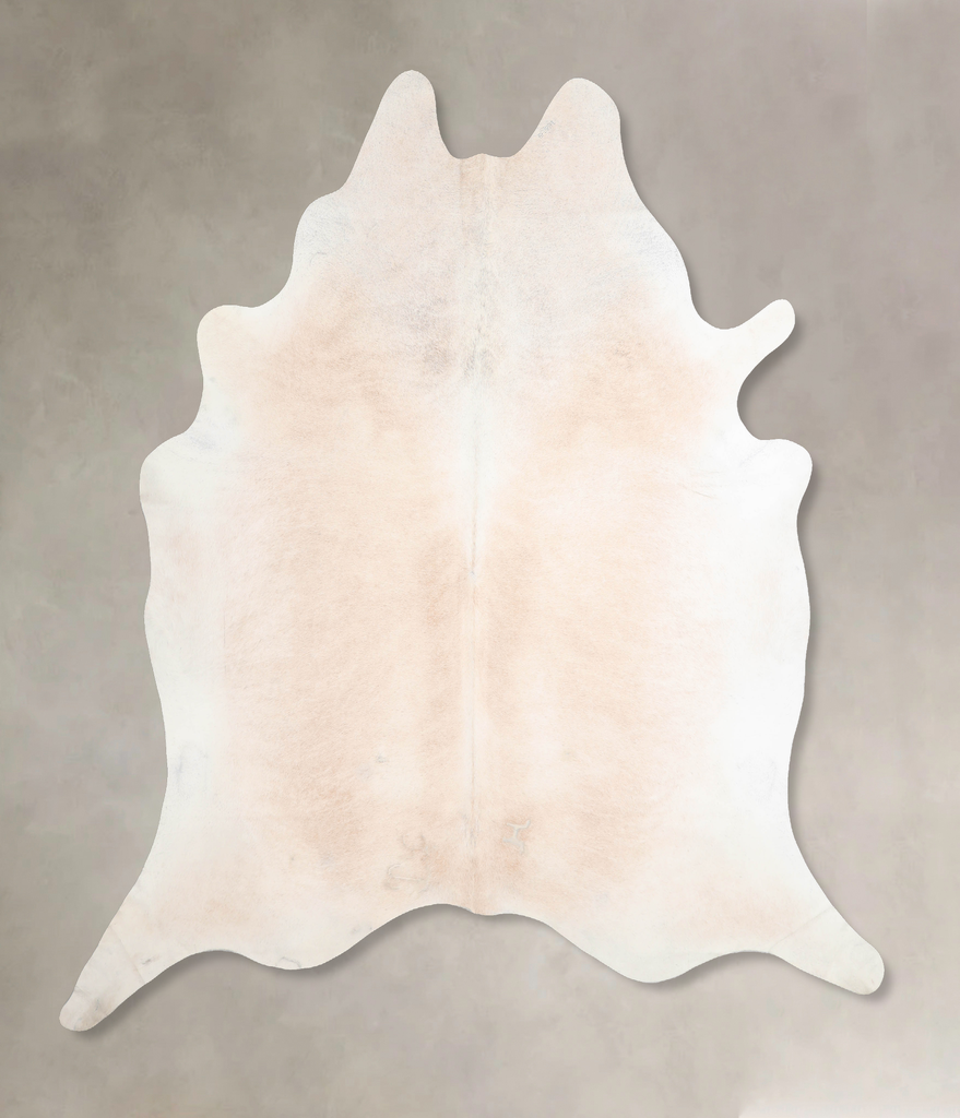 Beige XX-Large Brazilian Cowhide Rug 7'11"H x 7'5"W #A30351 by Hudson Hides