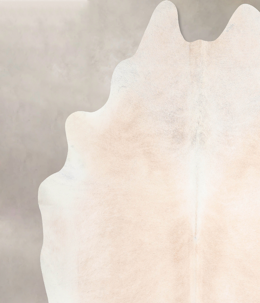 Beige Cowhide Rug #A30351