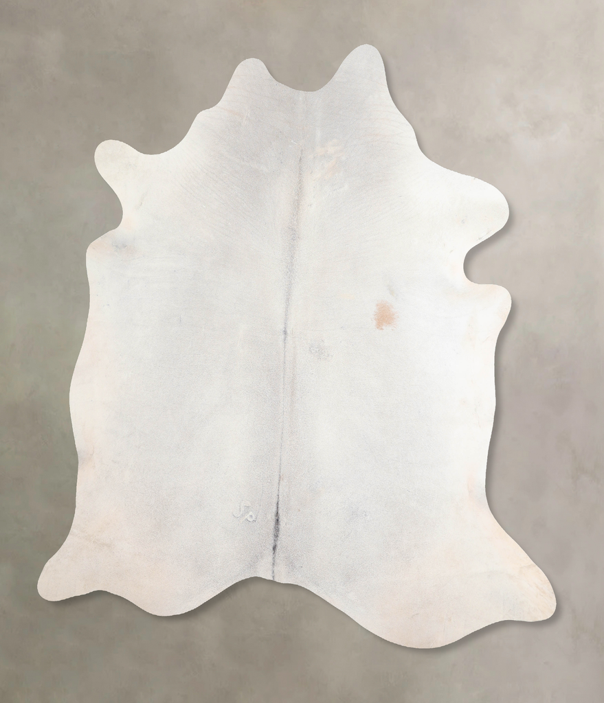 Light Grey X-Large Brazilian Cowhide Rug 6'6"H x 6'5"W #A30354 by Hudson Hides