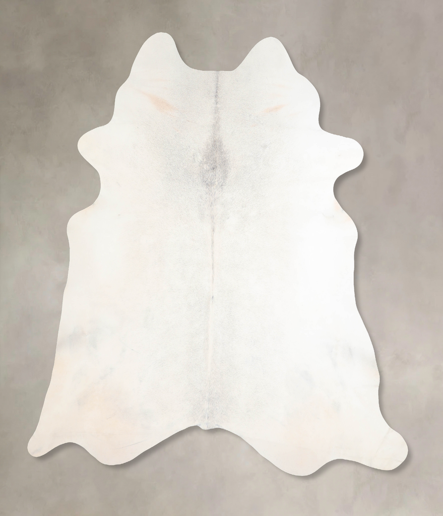 Light Grey XX-Large Brazilian Cowhide Rug 7'7"H x 6'11"W #A30373 by Hudson Hides