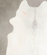 Light Grey XX-Large Brazilian Cowhide Rug 7'7"H x 6'11"W #A30373 by Hudson Hides