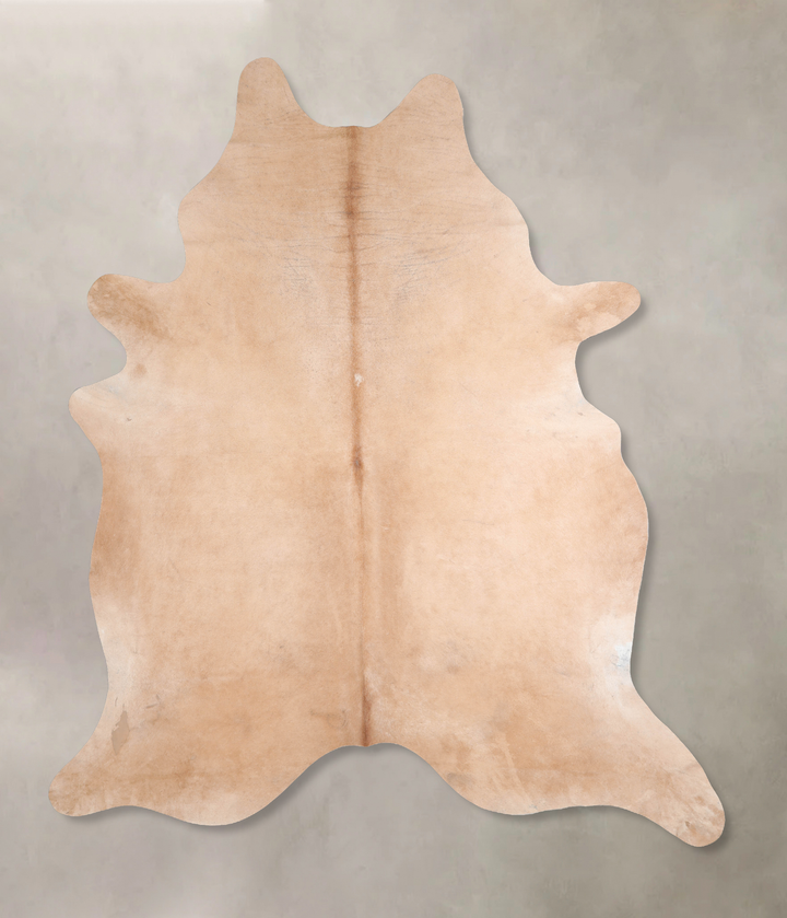 Beige XX-Large Brazilian Cowhide Rug 8'11"H x 7'3"W #A30382 by Hudson Hides