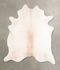 Ivory with Beige X-Large Brazilian Cowhide Rug 7'1