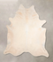 Beige XX-Large Brazilian Cowhide Rug 8'1