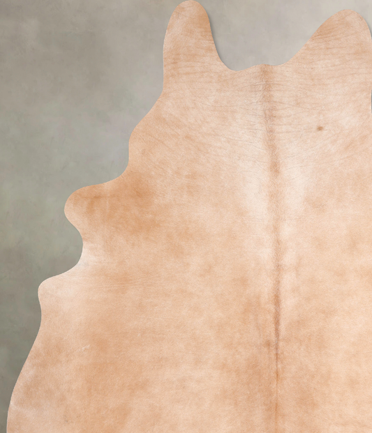 Beige Cowhide Rug #A30393