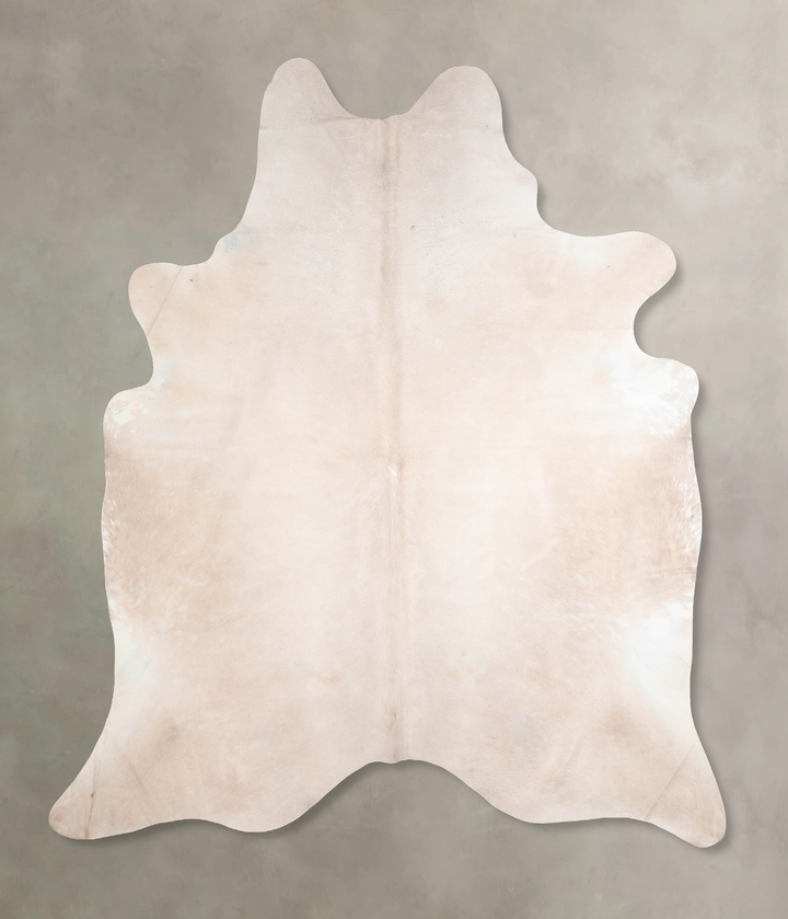 Beige XX-Large Brazilian Cowhide Rug 8'3"H x 7'2"W #A30403 by Hudson Hides