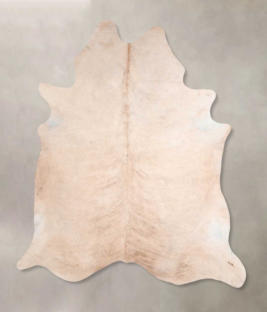 Beige XX-Large Brazilian Cowhide Rug 7'10"H x 6'9"W #A30411 by Hudson 