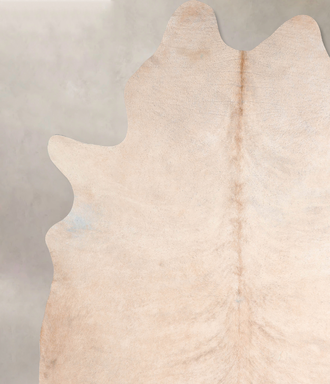 Beige XX-Large Brazilian Cowhide Rug 7'10"H x 6'9"W #A30411 by Hudson 