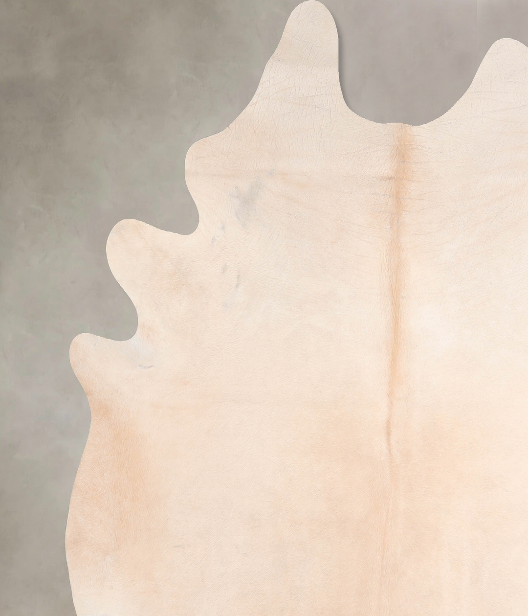 Beige XX-Large Brazilian Cowhide Rug 8'2"H x 7'1"W #A30431 by Hudson H