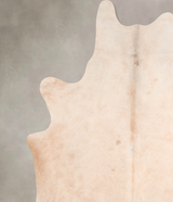 Beige XX-Large Brazilian Cowhide Rug 7'8"H x 6'11"W #A30435 by Hudson Hides