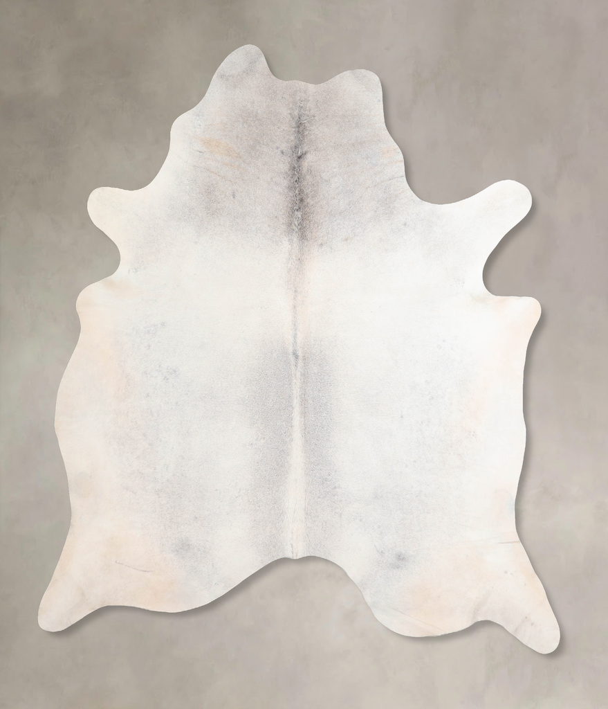 Medium Grey XX-Large Brazilian Cowhide Rug 7'10"H x 6'10"W #A30436 by Hudson Hides