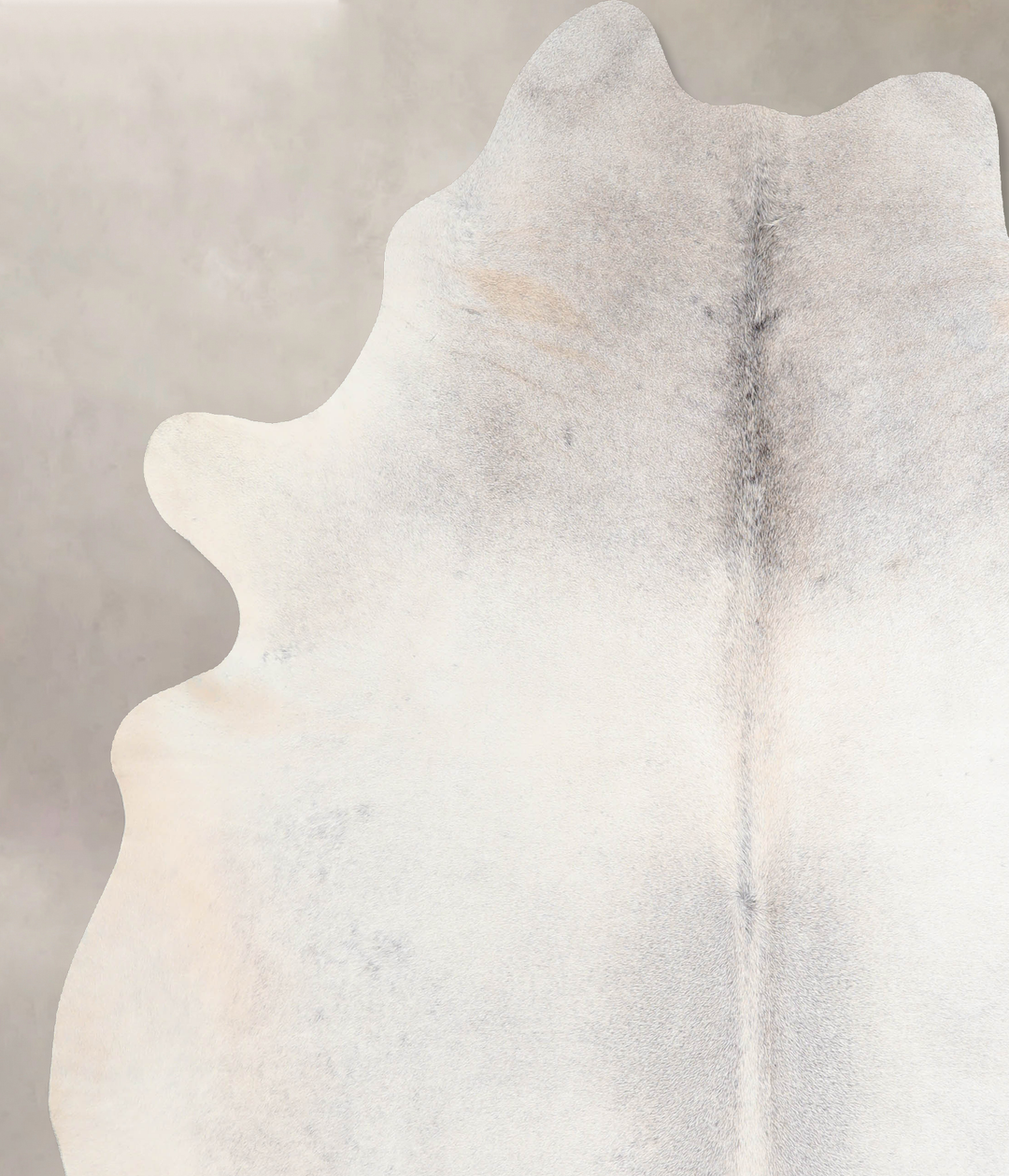 Medium Grey XX-Large Brazilian Cowhide Rug 7'10"H x 6'10"W #A30436 by 
