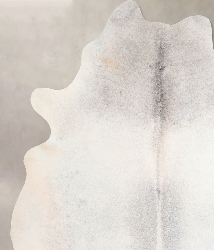 Medium Grey XX-Large Brazilian Cowhide Rug 7'10"H x 6'10"W #A30436 by Hudson Hides