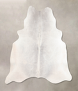 Medium Grey Large Brazilian Cowhide Rug 6'3"H x 6'2"W #A30448 by Hudson Hides