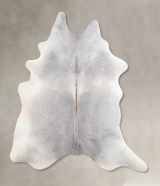 Medium Grey X-Large Brazilian Cowhide Rug 7'6"H x 6'2"W #A30449 by Hudson Hides