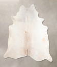 Grey with Beige X-Large Brazilian Cowhide Rug 6'11"H x 6'4"W #A30459 by Hudson Hides