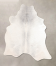 Light Grey X-Large Brazilian Cowhide Rug 6'10"H x 6'2"W #A30464 by Hudson Hides