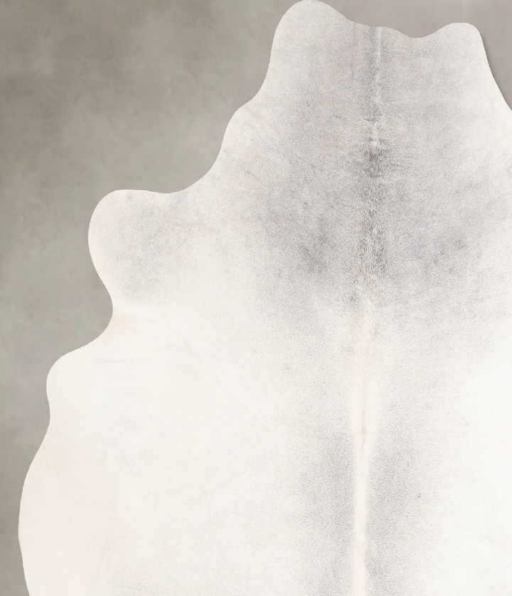 Light Grey X-Large Brazilian Cowhide Rug 6'10"H x 6'2"W #A30464 by Hudson Hides
